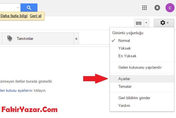 Başka gmail giriş