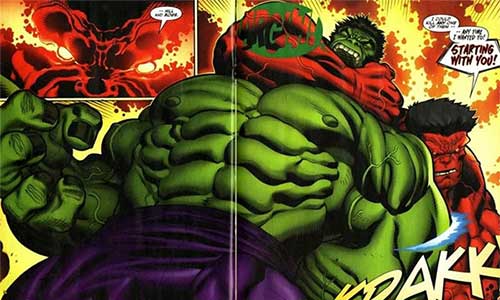 Hulk vs Red Hulk